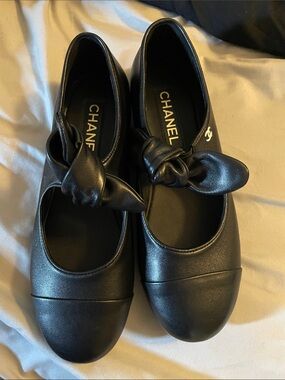 CHANEL UNIFORMブラック フラットシューズ 36 CHANEL | Shoes | Chanel Uniform Shoes | Poshmark